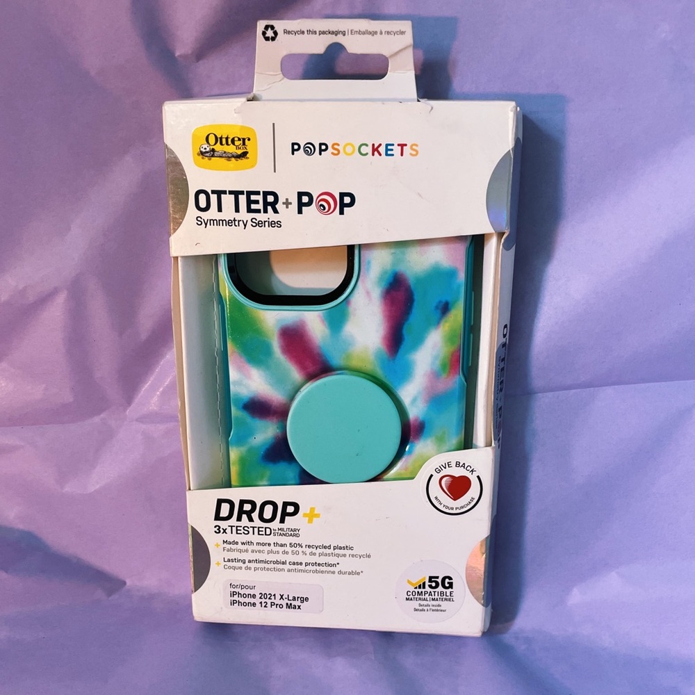 BRAND NEW OTTER BOX IPHONE12 PRO MAX DROP+ POPSOCKET CASE